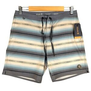 Roark Chiller Serape Board Shorts Size‎ 30 Swim Trunks Striped Beach Surf